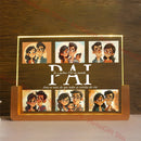 Axyaa Custom 3D Acrylic Lamp with Photo Text Night Light Gift
