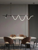 Axyaa Nordic Modern Chandelier Minimalist Dining Room Lighting Fixtures