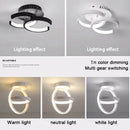 Axyaa Modern LED Ceiling Light Rings Indoor Lighting Fixture for Hallways and Aisles