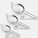 Axyaa Stainless Steel Flour Sieve Colander with Long Handle