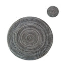 Axyaa Boho Woven Placemats and Coasters Set - Non Slip, Washable, Farmhouse Style