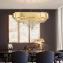 Axyaa Golden Crystal Chandelier for Luxury Home Decor
