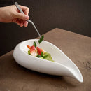 Axya Creative Irregular Ceramic Dinner Plate Set for Restaurant Specialty Tableware