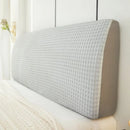 Axyaa Full Leather Wooden Bed Backrest Dust Protection Cover