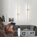 Axyaa Golden Dimming LED Wall Sconce 350° Rotation Modern Indoor Light Fixture