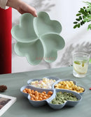 Axyaa Fruit & Snack Platter Set for Living Room Office, Dim Sum, Candy, Melon Seed