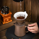 Axyaa Retro Ceramic Coffee Brewing Set - Handcrafted Kiln Design