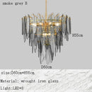 Axyaa Crystal Chandelier for Modern Luxury Living Room and Dining Hall