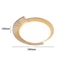 Axyaa LED Wood Style Bedroom Ceiling Light