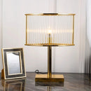 Crystal Bar Table Lamp Luxury Dimmable Desk Light for Home Office Hotel - Axyaa