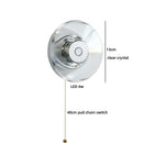 Axyaa Crystal LED Wall Lamp for Home Living Room Stair Lighting