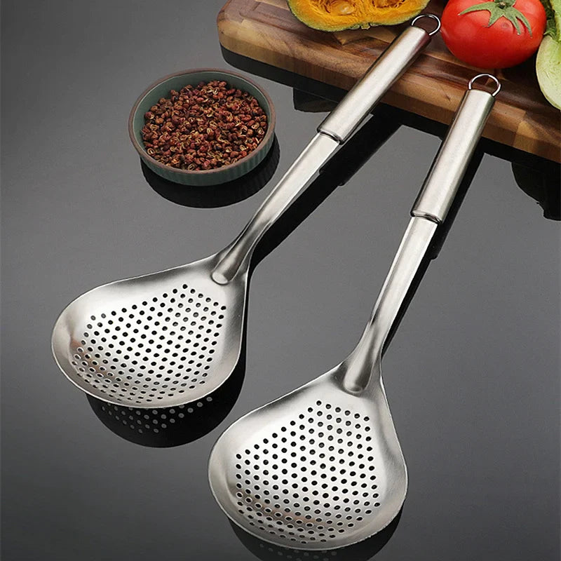 Axyaa Stainless Steel Hot Pot Colander Spoon for Efficient Cooking