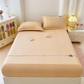 Axyaa Double-Layer Plaid Lace Mattress: Soft, Skin-Friendly, Non-Slip - Single Piece