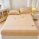 Axyaa Double-Layer Plaid Lace Mattress: Soft, Skin-Friendly, Non-Slip - Single Piece