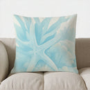 Axyaa Coastal Sea Shells Pillow Cover: Underwater Inspired Cushion for Sofa, Bedroom, Car