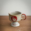 Axyaa Moon Rabbit Coarse Pottery Coffee Cup, 250ml