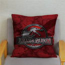 Axyaa Jurassic Park Dinosaur Print Pillow Cover - Super Soft Home Decor Case