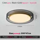 Axyaa Round LED Ceiling Lamp - Modern Simple Nordic Design for Home Lighting