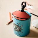 Axya Ceramic Starry Sky Storage Jar: Versatile Home Decor & Organizer
