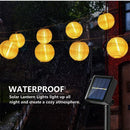 Axyaa Solar Lantern String Lights: Waterproof Fairy Garden Decor for Christmas Wedding Party