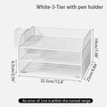 Axyaa Multi-Layer File Rack & Desk Organizer for Office, Bookshelf & Document Storage