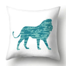 Axyaa Geometric Animal Series Pillowcase: Stylish Sofa Chair Seat Cover for Home Decor