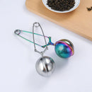 Axyaa Stainless Steel Tea Ball Brewer with Fine Filter & Handle