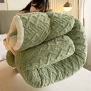 Axyaa Super Thick Winter Lamb Cashmere Weighted Blanket for Beds