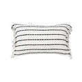 Axyaa Yellow White Knitting Boho Cushion Cover for Home Decoration