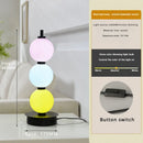 Axyaa Rainbow Candy Glass Balls LED Floor Lamp for Stylish Living Room Decor