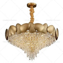 Axyaa Luxury Crystal Chandelier for Villa Hotel Project, Bedroom, Restaurant Lighting