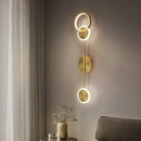 Axyaa Nordic Circular Wall Lamp: Modern & Creative Living Room and Corridor Lighting