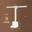 Axyaa LED Desk Lamp: Dimmable Touch Night Light, USB Rechargeable, Eye Protection, Foldable