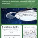 Axyaa Household Invisible Electric Fan Ceiling - Restaurant Quality Fan with Remote Control