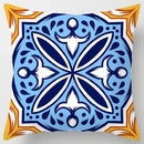 Colorful Geometric Flower Pillow Case by Axyaa: Simple Polyester Sofa Decorative Cover