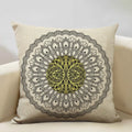 Axyaa Hamsa Cushion Cover, Mandala Sofa Pillow Case, 45x45cm