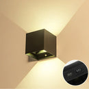 Axyaa LED Motion Sensor Wall Lamp 6W - USB Charging - Bedroom Night Light