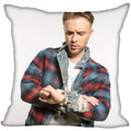 Axyaa Satin Soft Pillow Cover Square Zipper Pillowcase