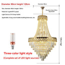 Axyaa Luxury Crystal Chandelier for Home Decor and Hotel Staircase