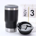 Axyaa Stainless Steel Beer Mug Thermos with Bottle Opener