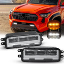 Axyaa LED Fog Lights DRL for Toyota Tacoma Tundra 2023 2024 - Front Bumper Driving Headlights