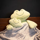 Axyaa Happy Frog Plush Doll Bed Pillow - Girl's Gift for Healing
