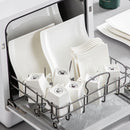 Axyaa Flora White Porcelain Dinner Set for 12