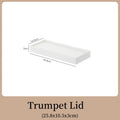 Clear Stacking Drawer Boxes with Lids by Axyaa: Organize Closet, Handle, Wheels