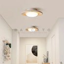 Axyaa Modern LED Yellow Cave Stone Ceiling Lights for Home Bedroom Decor