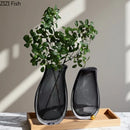 Modern Hydroponic Glass Vase by Axyaa - Minimalist Desk Decoration and Floral Arrangement