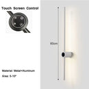Axyaa 360° Rotatable Dimmable LED Wall Lights with Touch Screen Control