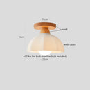 Axyaa Nordic Resin Copper Ceiling Light for Aisle Living Room Decoration