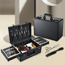 Axyaa Barber Briefcase: Clippers & Scissors Organizer Case for Travel