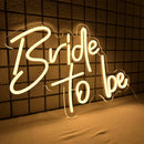 Axyaa Neon Wedding Party Decoration Light Sign - USB Powered with Dimmable Switch